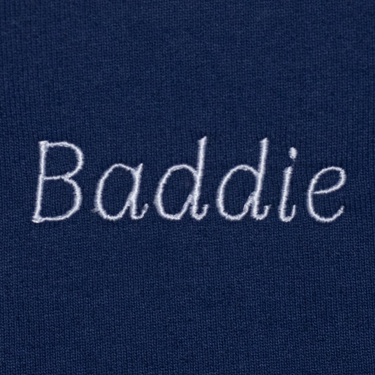 Frankie Frog + Baddie Navy Sweatshirt