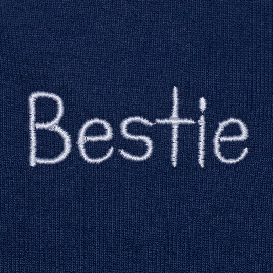 Frankie Frog + Bestie Navy Sweatshirt