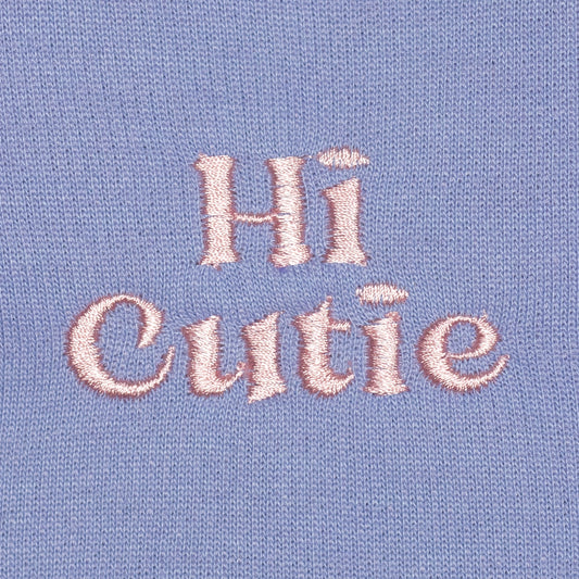 Frankie Frog + Hi Cutie Lavender Sweatshirt
