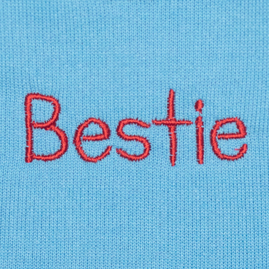 Frankie Frog + Bestie Sky Blue Sweatshirt