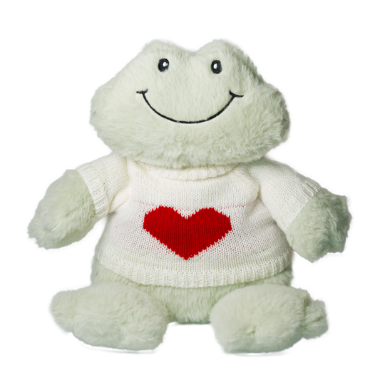 Happy Frog with Heart Sweater