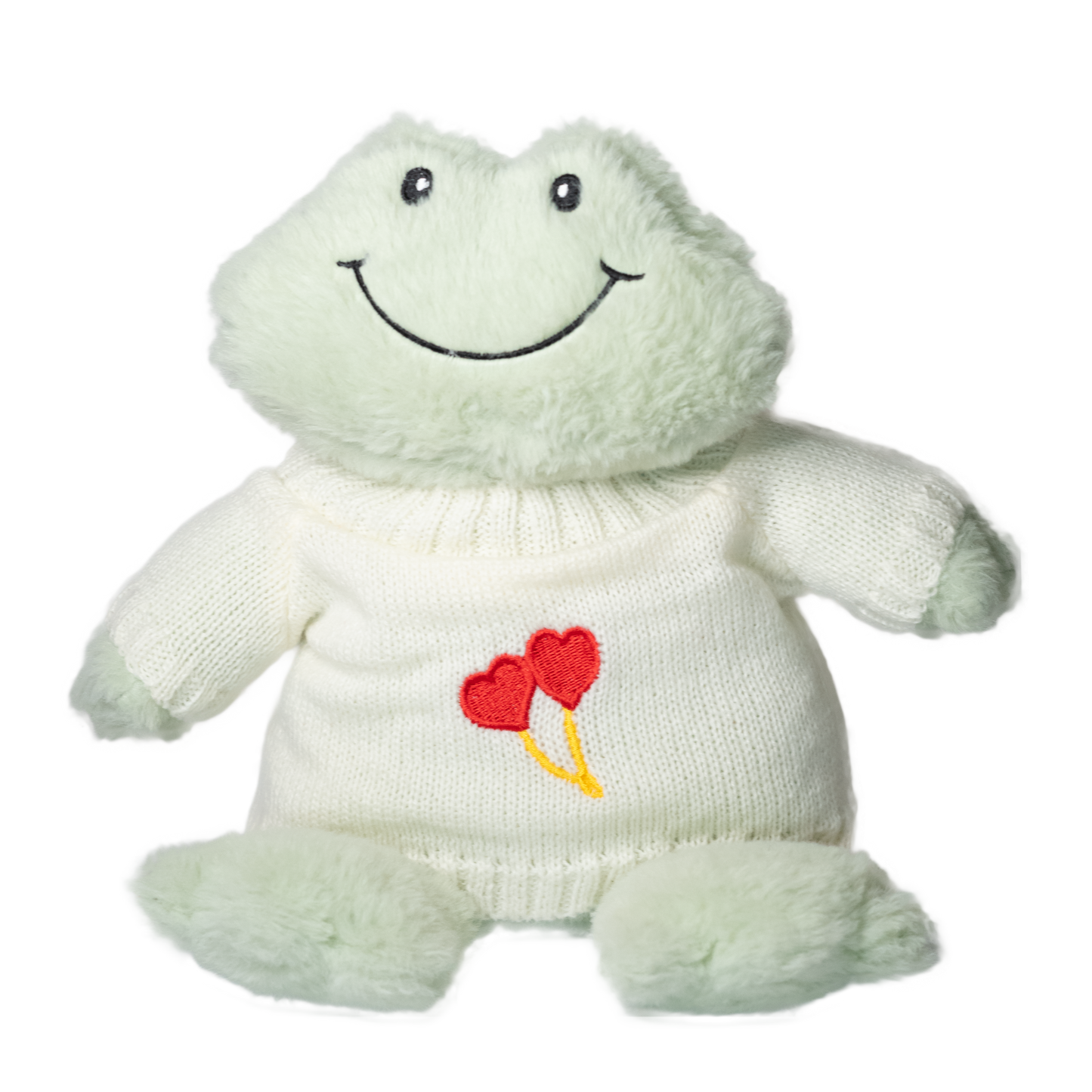 Happy Frog with Double Heart Sweater