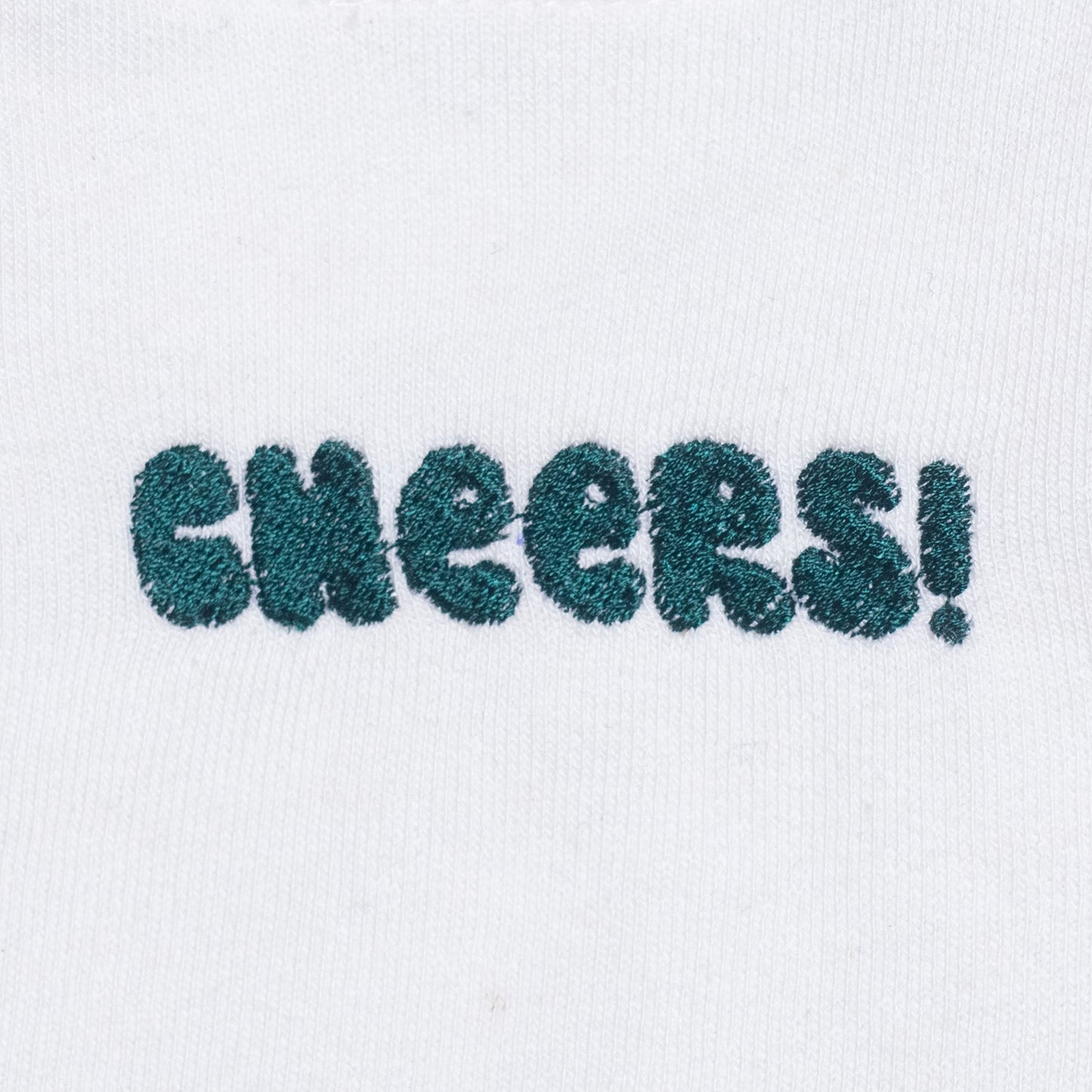 Frankie Frog + Cheers Ecru Sweatshirt