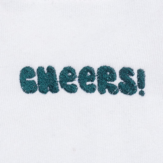 Frankie Frog + Cheers Ecru Sweatshirt
