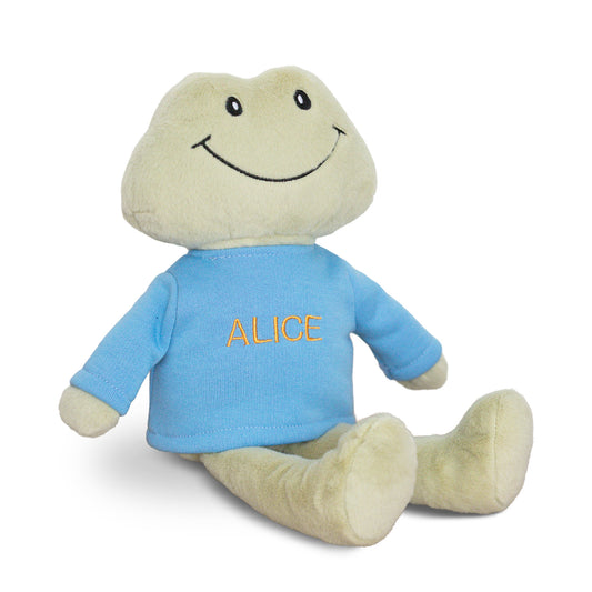 Frankie Frog + Customised Sky Blue Sweatshirt