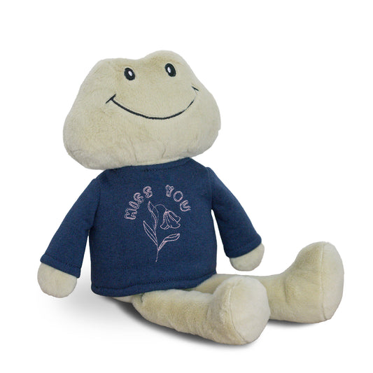 Frankie Frog + Miss You Navy Sweatshirt