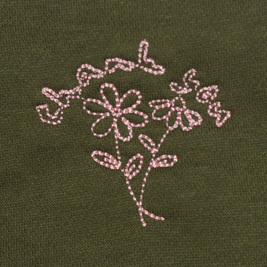 Frankie Frog + Thank You Olive Sweatshirt