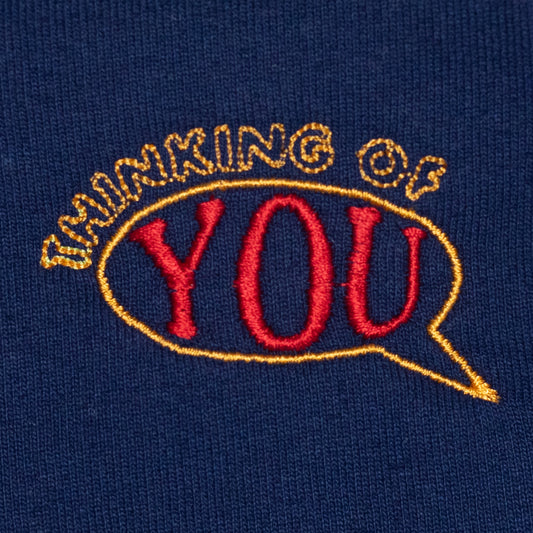 Frankie Frog + Thinking of You Navy Sweatshirt